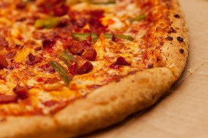 Umzugsessen Pizza